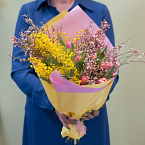 Букет цветов "Медовая весна"