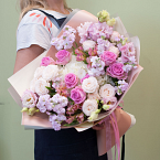 Букет цветов " Magical Color Pink "
