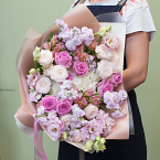Букет цветов " Magical Color Pink "