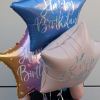 Букет из воздушных шаров "Happy Birthday!"