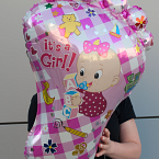 Воздушный шарик "Its a Girl"