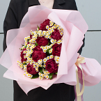 Букет цветов "Драгоценное мерло"