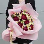 Букет цветов "Драгоценное мерло"