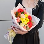 Букет цветов "Bright colors of autumn"