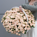 Корзина с цветами "Нежная Кико"