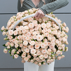Корзина с цветами "Нежная Кико"