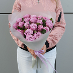 Букет из роз "Загадочный сиреневый"