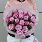 Букет из роз "Загадочный сиреневый"