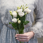 Белый лизиантус