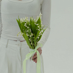 Букет невесты из ландышей "Майя"