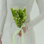 Букет невесты из ландышей "Майя"