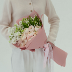 Букет цветов "Весенние брилианты"