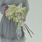 Цветы "Букет белой сирени"