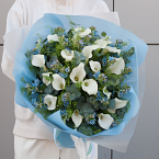 Букет цветов "Фарфоровые небеса"