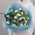 Букет цветов "Фарфоровые небеса"