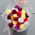 Букет цветов "Маслянные краски"