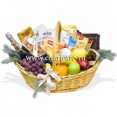 Продуктовая новогодняя корзина " Новогодние угощения"
