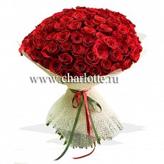 Букет из красных роз " Red one"