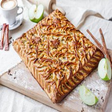 Пирог с печёными яблоками