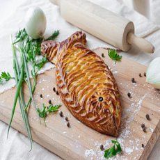  Пирог с сельдью