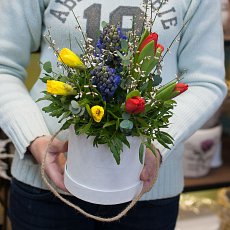 Коробка с цветами