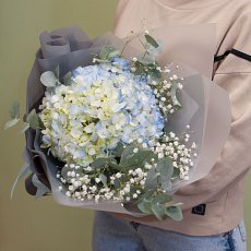 Букет цветов "Голубые небеса"