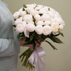 Букет "Белые пионы"