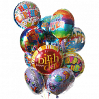 Фольгированные шары " Hapy birthday!"