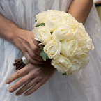 Букет невесты из пионовидных роз "Patience"