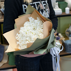 Букет цветов "Белые гиацинты"
