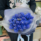 Букет цветов "Синие гиацинты"
