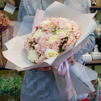 Букет цветов "Закат в Санторини"