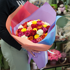 Букет цветов "Розы микс"