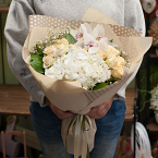 Букет цветов "Жемчужинка" 