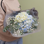 Букет цветов "Голубые небеса"