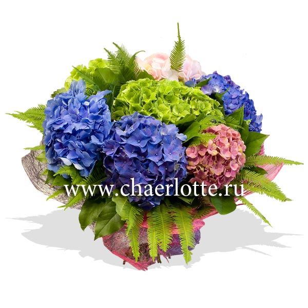 Букет цветов "Гортензия"