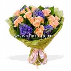 Букет цветов "Парижская романтика"