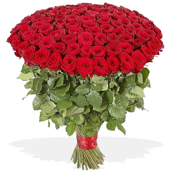 Букет из роз "Million of red roses"