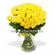 Букет из желтых роз "Золотистый нектар"