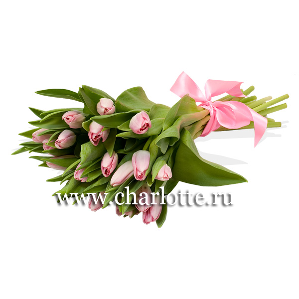Букет тюльпанов "Розовые тюльпаны"