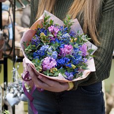 Букет цветов "Аромат гиацинтов"