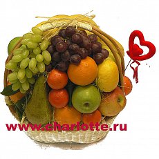 Корзинка с фруктами "Любимым"