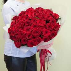 Букет цветов "Роскошь роз"