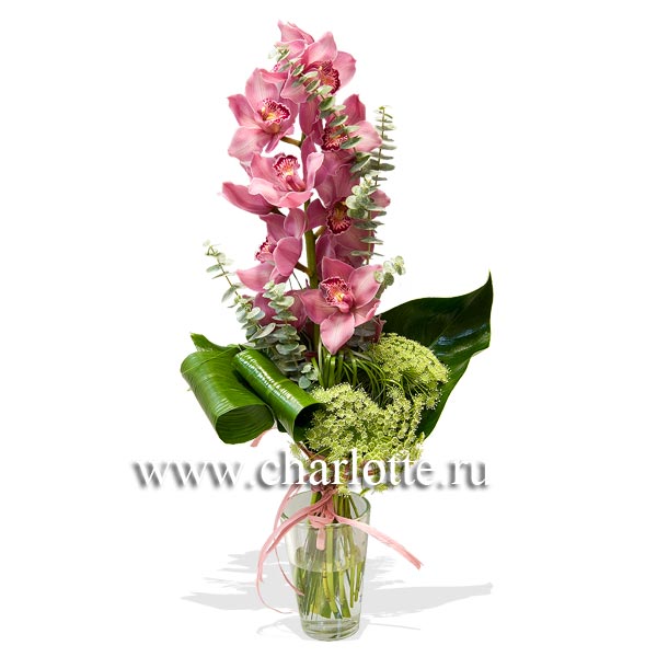 Букет из орхидеи "Розовая орхидея"
