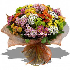 Букет цветов "Хризантемы"