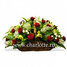 Корзина цветов "Ангелы Чарли"