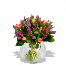 Заказать Букет из тюльпанов "Восторг" с доставкой в Charlotte.ru Букет из тюльпанов "Восторг"