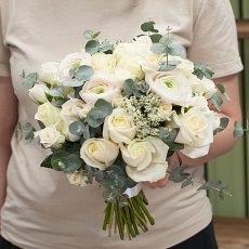 Букет невесты из пионовидных роз "Pastel"
