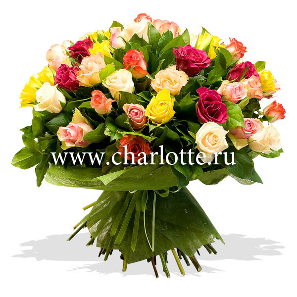 Букет цветов "Карнавал роз"