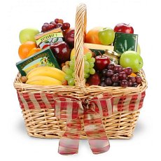 Заказать Корзинка с фруктами "На здоровье!" с доставкой в Charlotte.ru Корзинка с фруктами "На здоровье!"
